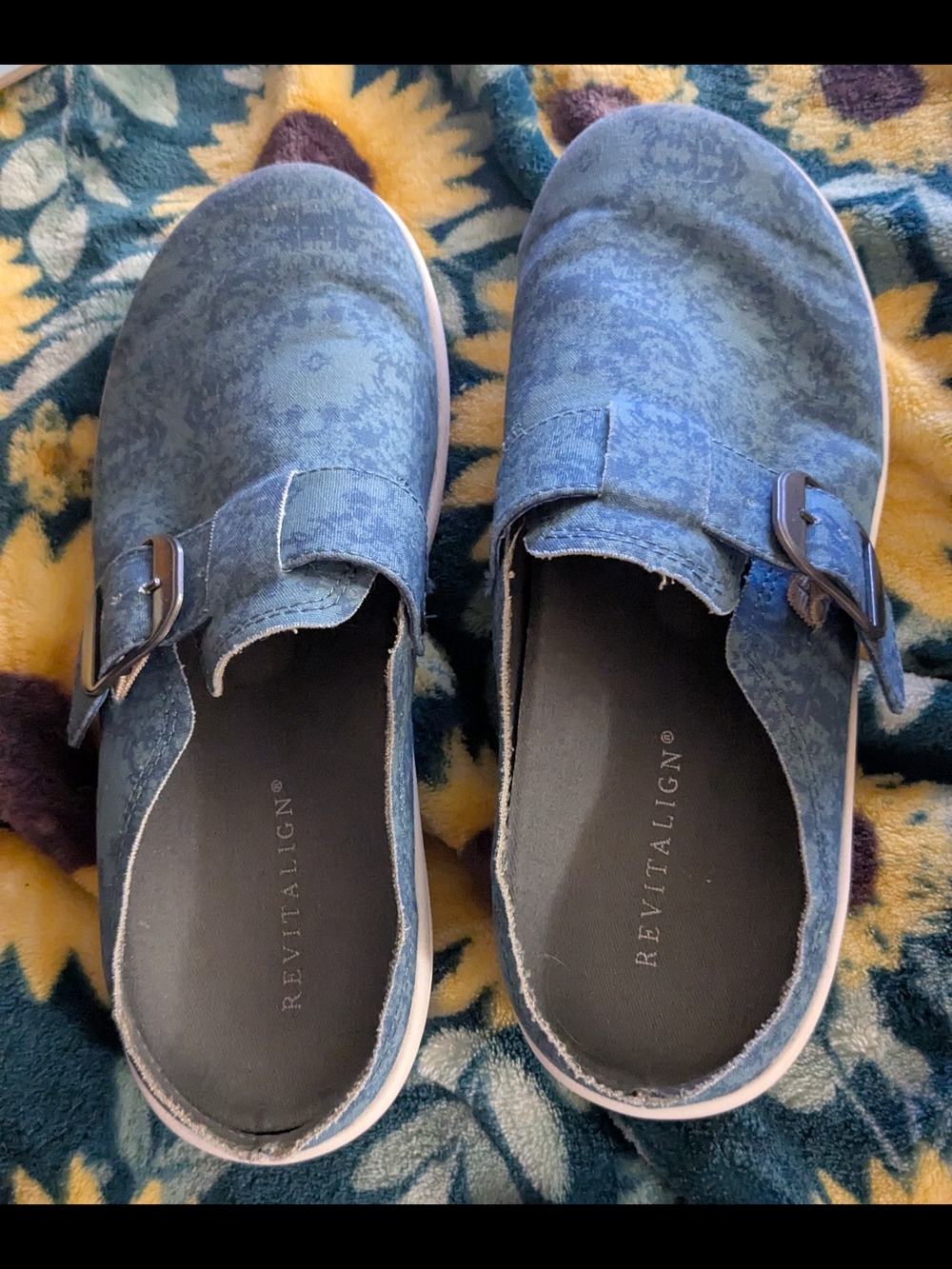 Revitalign Kids Blue Slip-On Clog with Adjustable Buckle